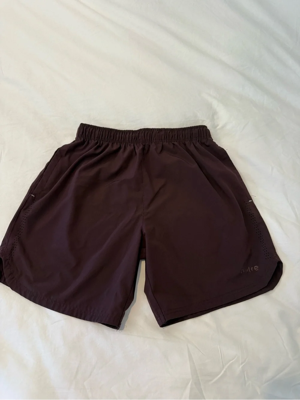Men's Athletic Shorts — Deep Plum Performance